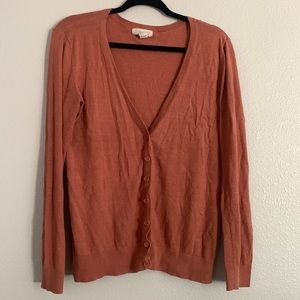 ASO Lydia Martin Forever 21 Salmon Cardigan